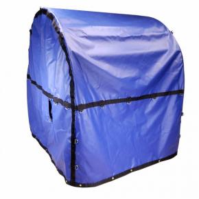 18oz PVC Fitted Steel Coil Tarps Bag with Chain Flap