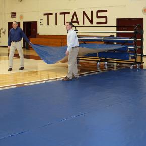 Athletic Gym Floor Cover Mat and Athletic Tarp