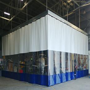 Industrial Garage Wash Bay Curtain Screen and Wash Down Curtain Wall