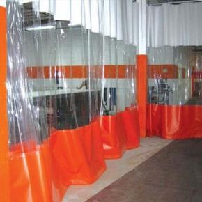 Industrial Garage Wash Bay Curtain Screen and Wash Down Curtain Wall - 副本