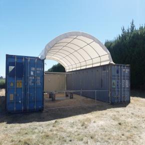 Portable Dome PVC Shipping Container Shelter Storage Shed Canopy